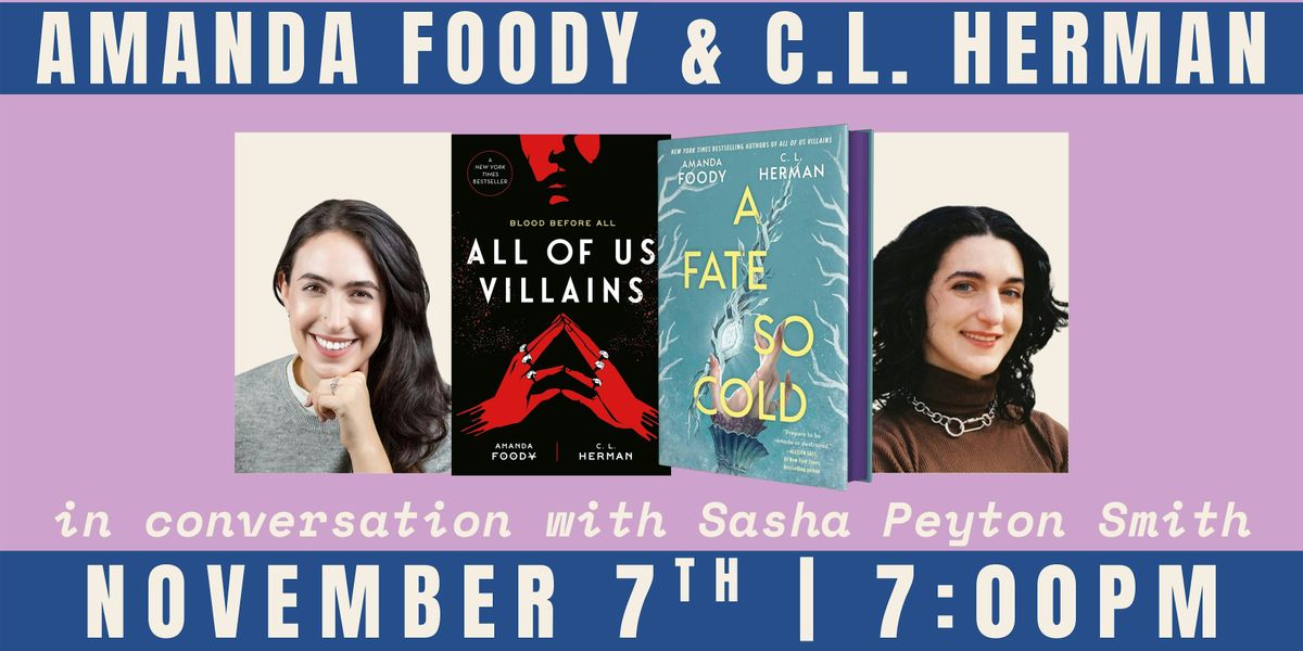 Author Event: Amanda Foody & C. L. Herman, 7 November | Event in Spanish Fork | AllEvents