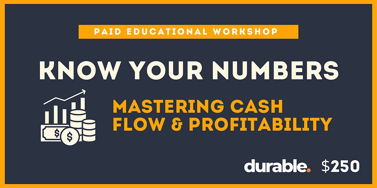 Know Your Numbers: Mastering Cash Flow & Profitability, 4 September | Event in Salt Lake City | AllEvents