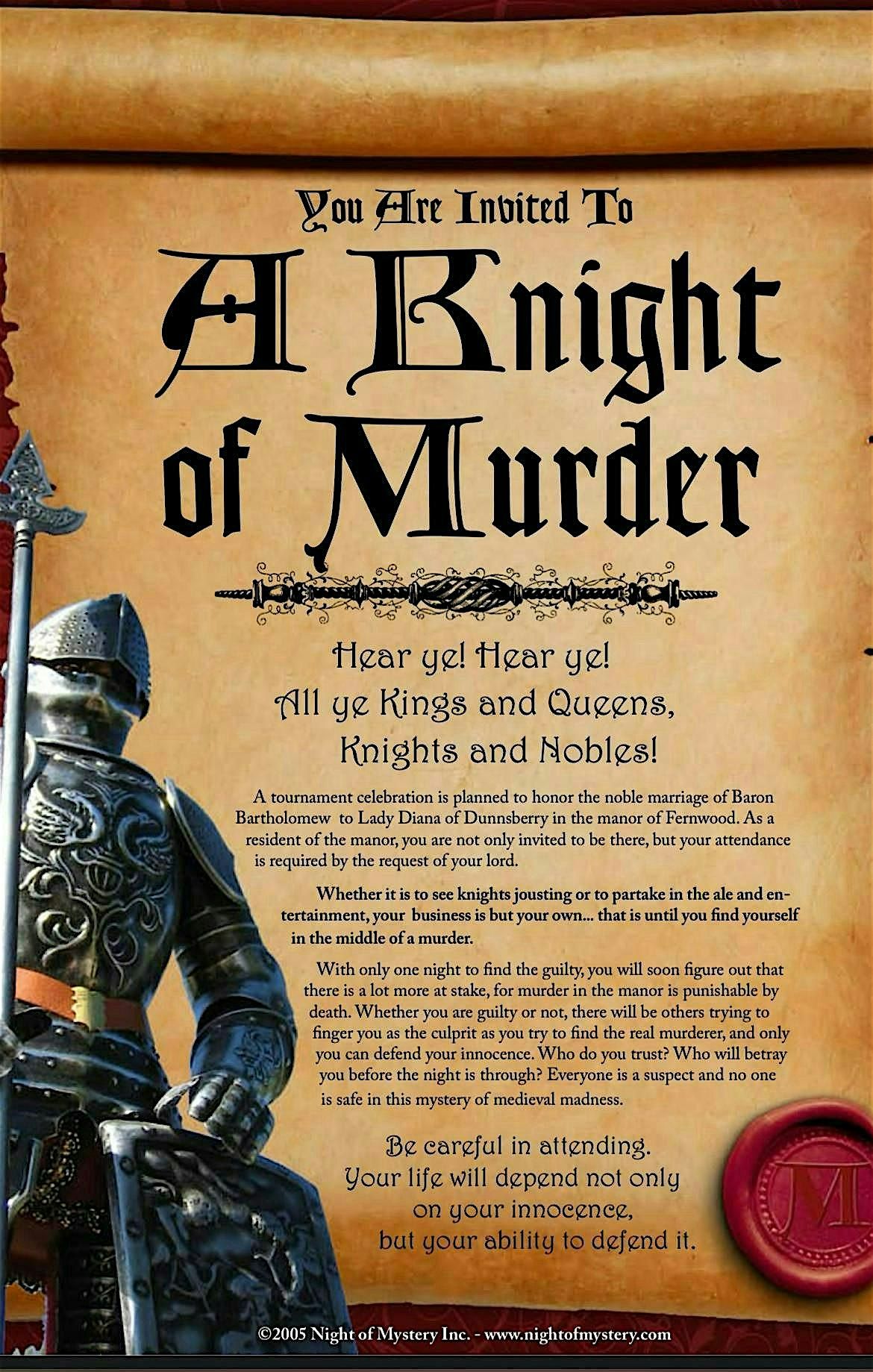 Wartown YR M**der Mystery Event, 29 November | Event in Perry | AllEvents