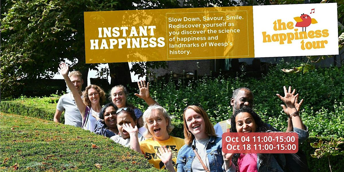 Instant Happiness  - The Happiness Tour - Weesp, 4 October | Event in Weesp | AllEvents