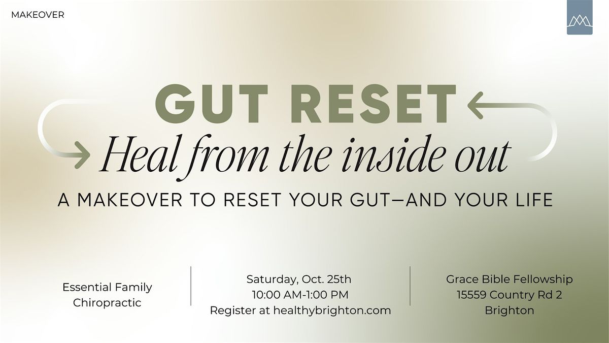Gut Reset: Heal From the Inside Out, 25 October | Event in Brighton | AllEvents