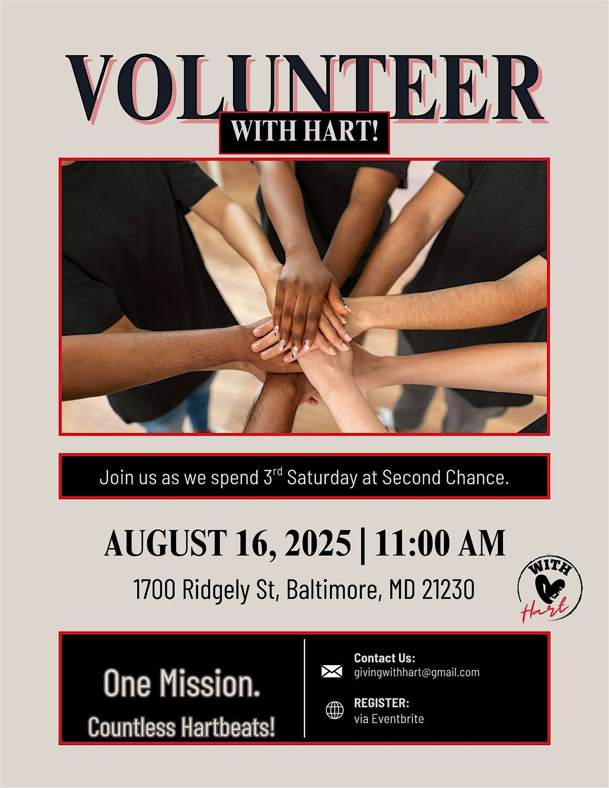 Volunteer With Hart, 16 August | Event in Baltimore | AllEvents