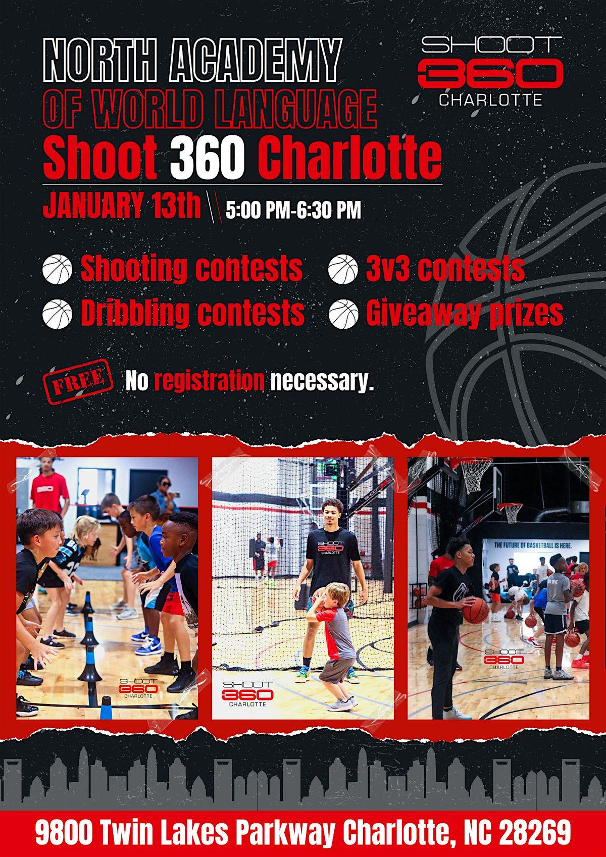 Shoot 360 Summer Basketball Camp, 7 July | Event in Charlotte | AllEvents
