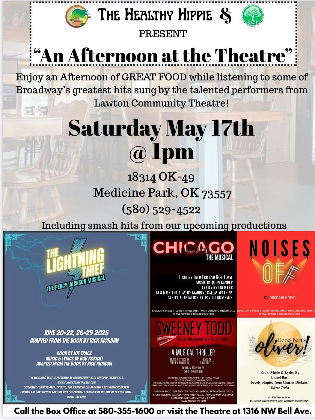 An Afternoon at the Theatre | Event in Medicine Park | AllEvents