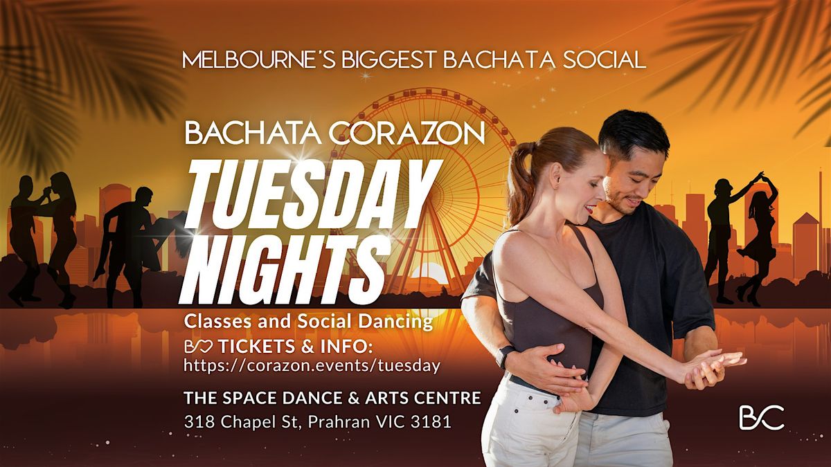 Bachata Corazon Tuesday Class & Social | Event in Prahran | AllEvents