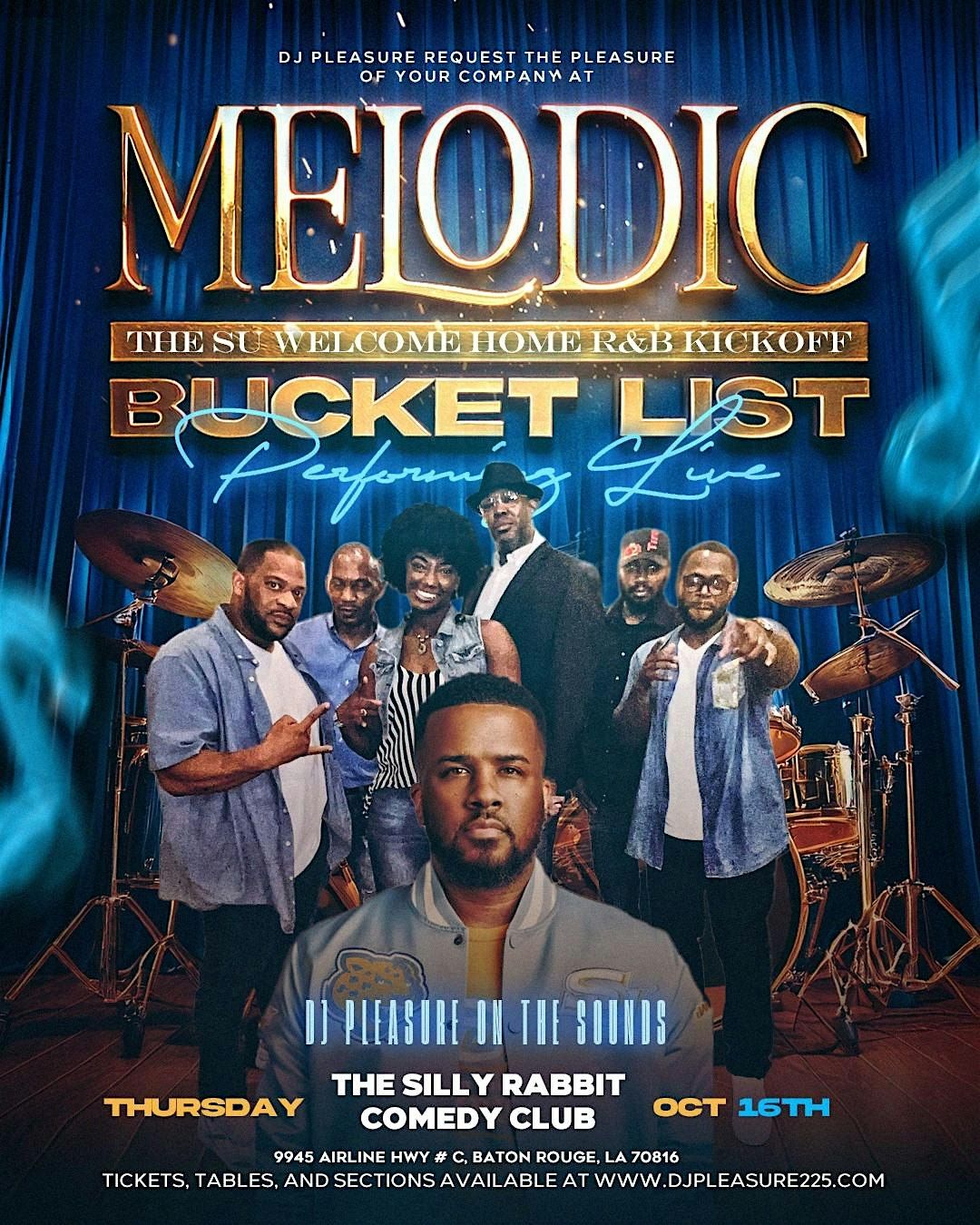 Melodic The SU Welcome Home R&B Kickoff, 16 October | Event in Baton Rouge | AllEvents