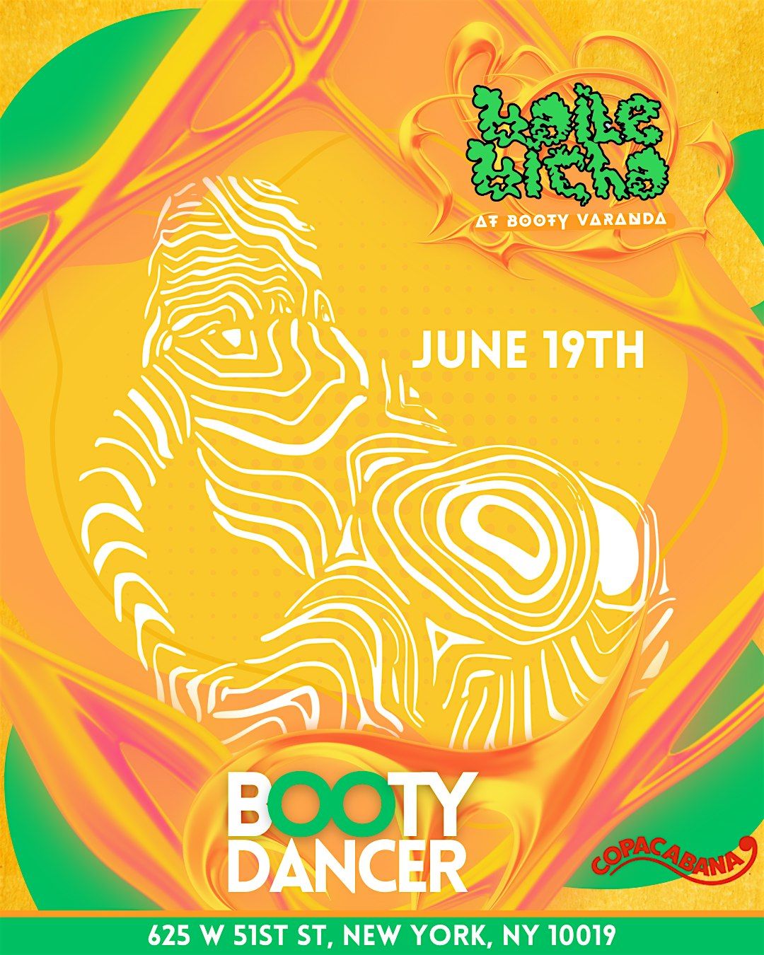 The Booty Dancer Party: live in Copacabana NYC, 19 June | Event in New York | AllEvents