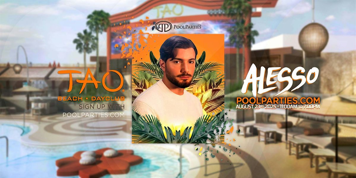 Alesso | Saturday | TAO Beach Las Vegas Pool Party, 23 August | Event in Las Vegas | AllEvents