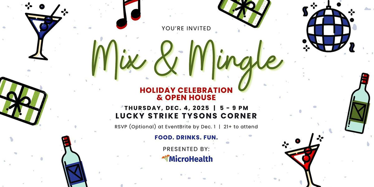 2025 Mix & Mingle Holiday Celebration and Open House, 4 December | Event in McLean | AllEvents