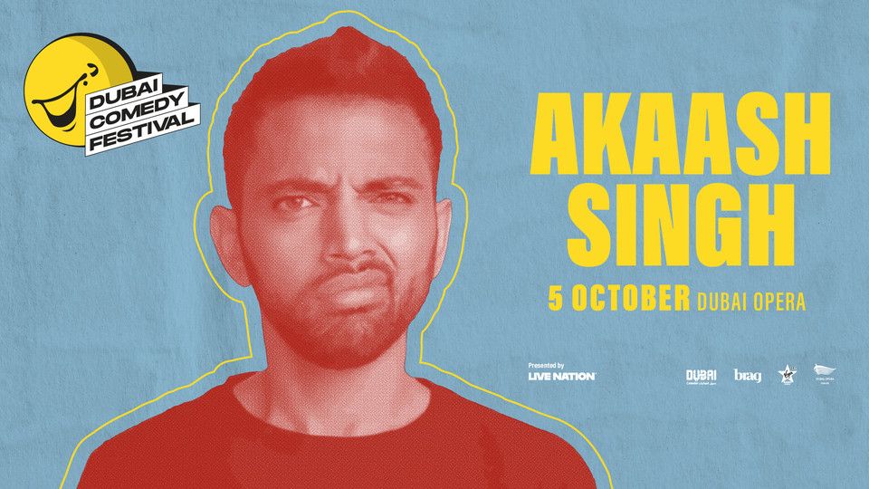 Live Nation Middle East presents Akaash Singh at Dubai Opera, 5 October | Event in Dubai | AllEvents