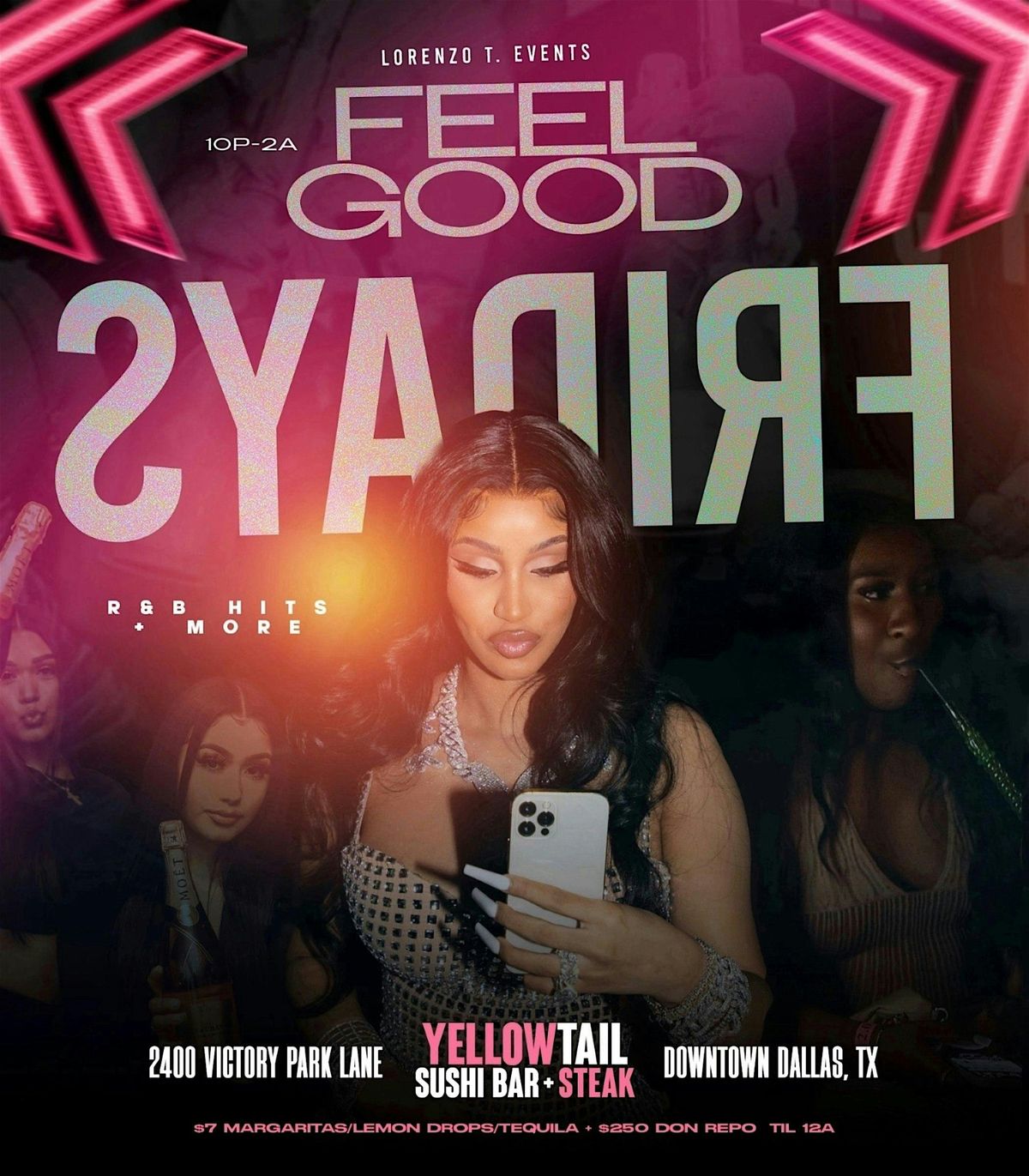 FEEL GOOD FRIDAYS AT YELLOWTAIL SUSHI BAR & STEAK | Event in Dallas | AllEvents