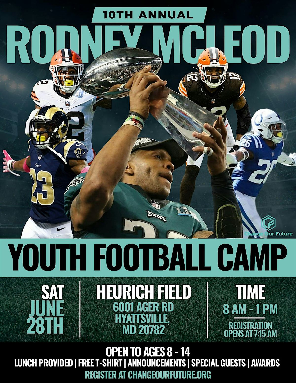 Rodney McLeod 10th Annual Youth Football Camp, 28 June | Event in Hyattsville | AllEvents
