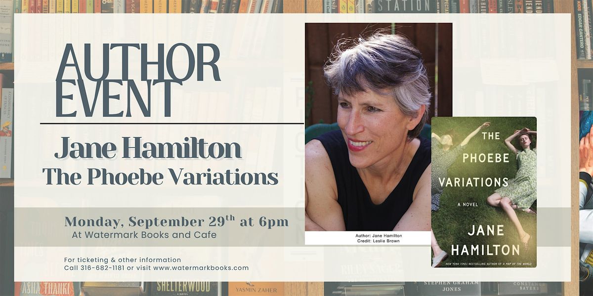 In Store Event with Jane Hamilton, 29 September | Event in Wichita | AllEvents