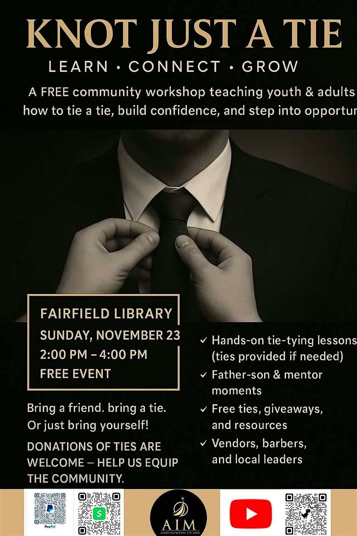 Knot Just A Tie, 23 November | Event in Richmond | AllEvents