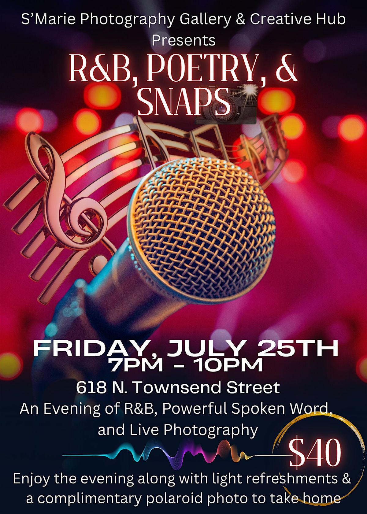 R&B, Poetry, & Snaps, 25 July | Event in Syracuse | AllEvents