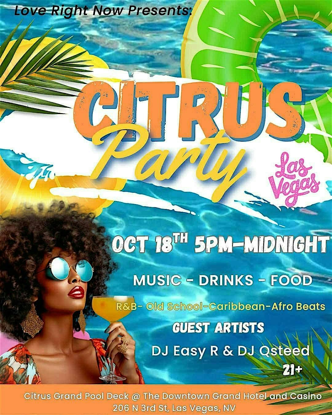 Citrus Party Vegas, 18 October | Event in Las Vegas | AllEvents