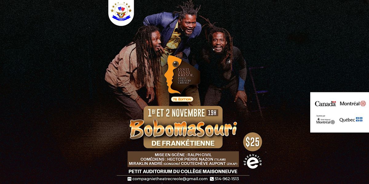Bobomasouri, 1 November | Event in Montréal | AllEvents