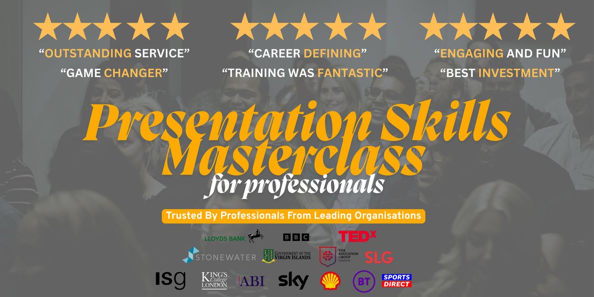 TEDx Presentation Skills Masterclass for Professionals In London, 28 June | Event in London | AllEvents