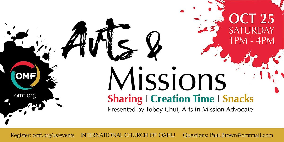 Art & Missions, 25 October | Event in Honolulu | AllEvents
