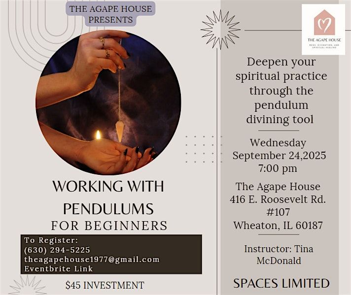 Working with Pendulums, 24 September | Event in Wheaton | AllEvents
