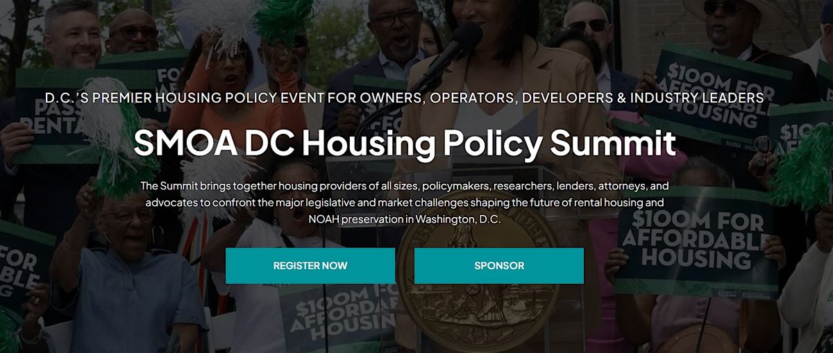 SMOA DC  Housing Policy Summit, 13 December | Event in Washington | AllEvents