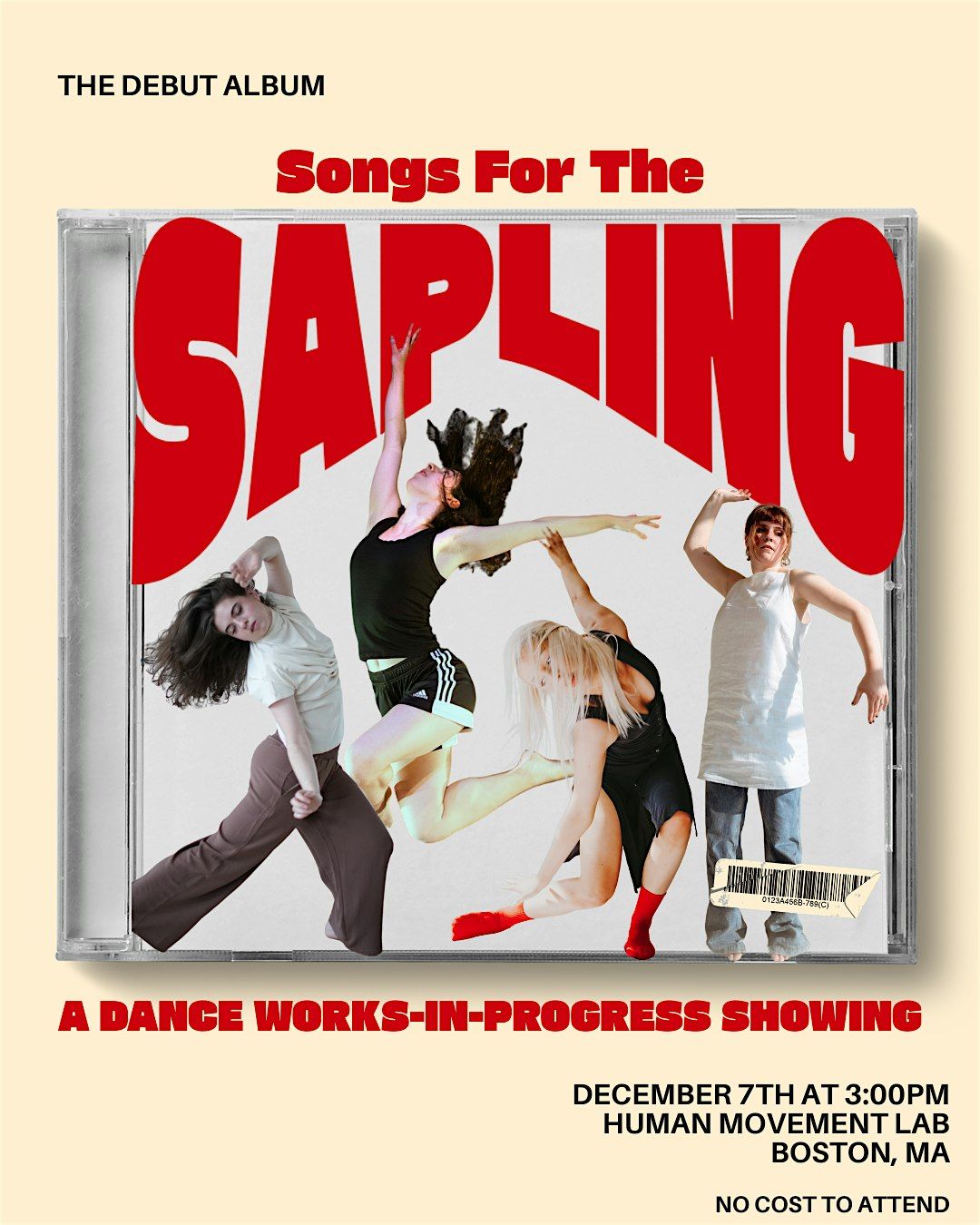 Songs For The Sapling: Dance Works-In-Progress Showing, 7 December | Event in Boston | AllEvents