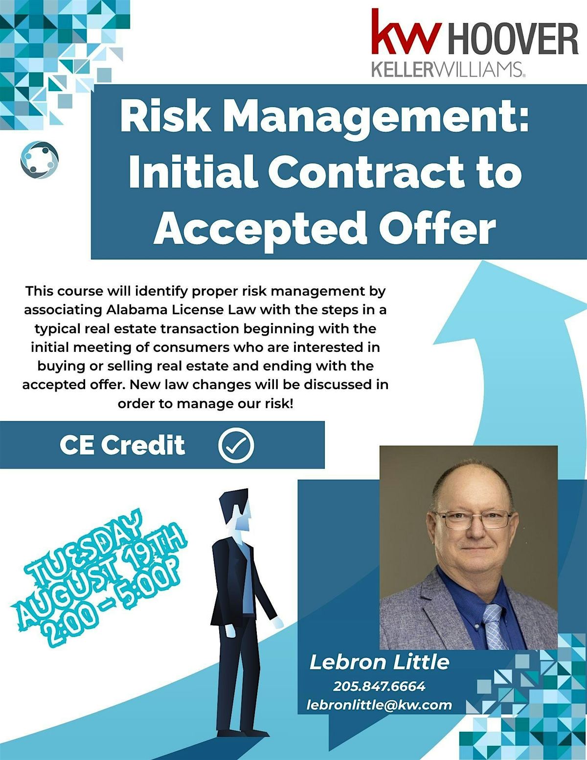 Risk Management - CE Required Course, 19 August | Event in Hoover | AllEvents