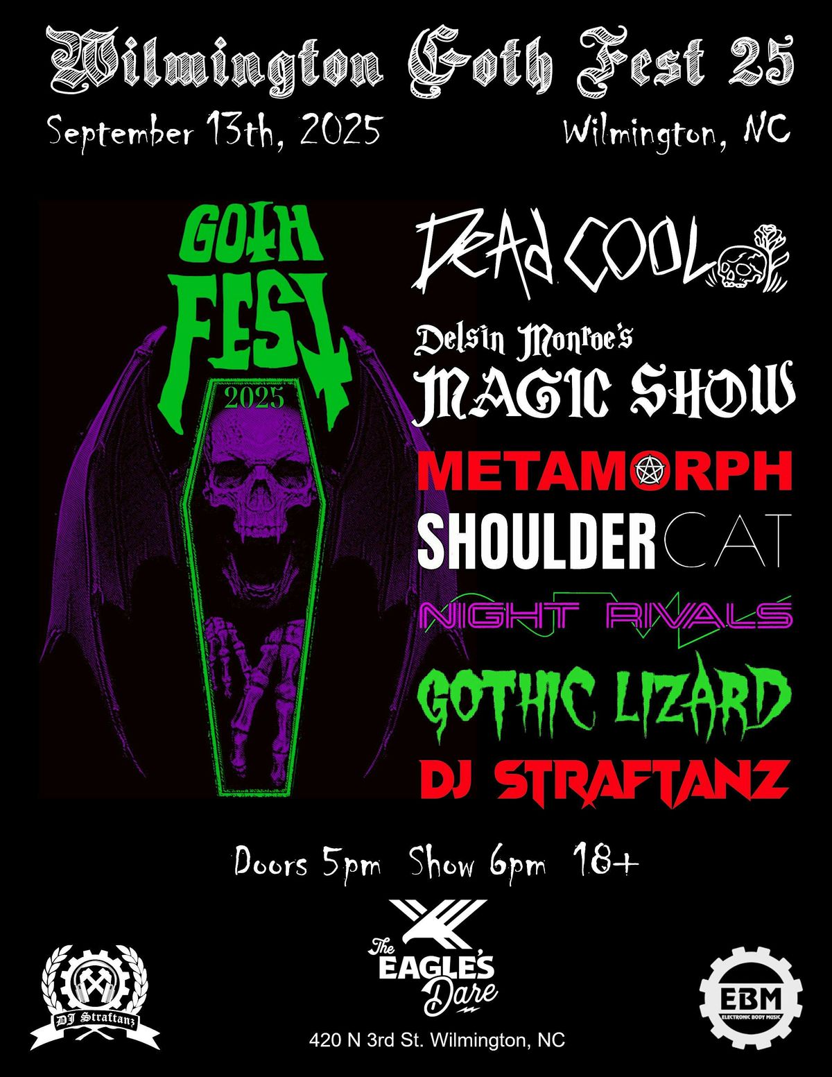 Wilmington Goth Fest 25, 13 September | Event in Wilmington | AllEvents