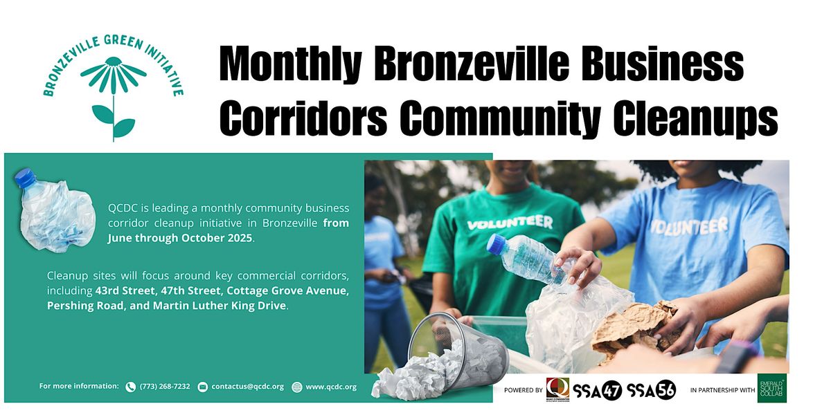 Bronzeville Business Corridors Community Cleanup, 26 July | Event in Chicago | AllEvents