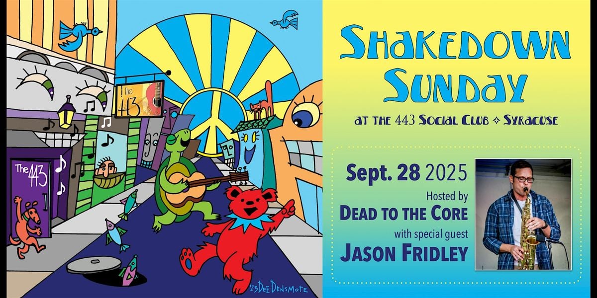 Shakedown Sunday at the 443 Social Club, 28 September | Event in Syracuse | AllEvents