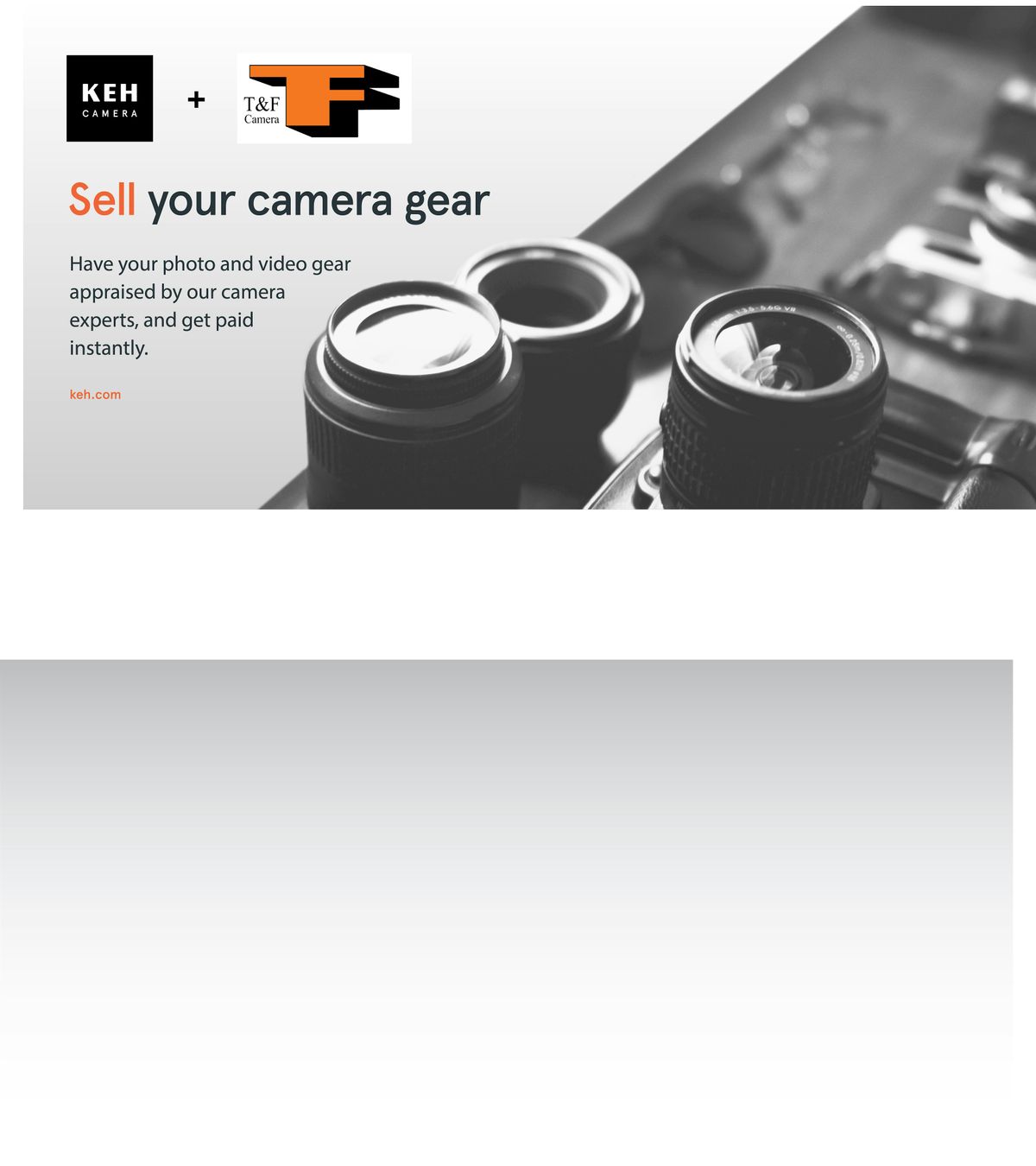 Sell your camera gear (free event) at T&F Camera, 11 July | Event in Vineland | AllEvents