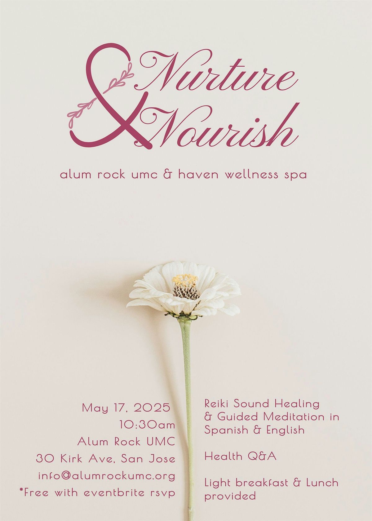 Nurture & Nourish: A Reiki Sound Bath and Health Q&A | Event in San Jose | AllEvents