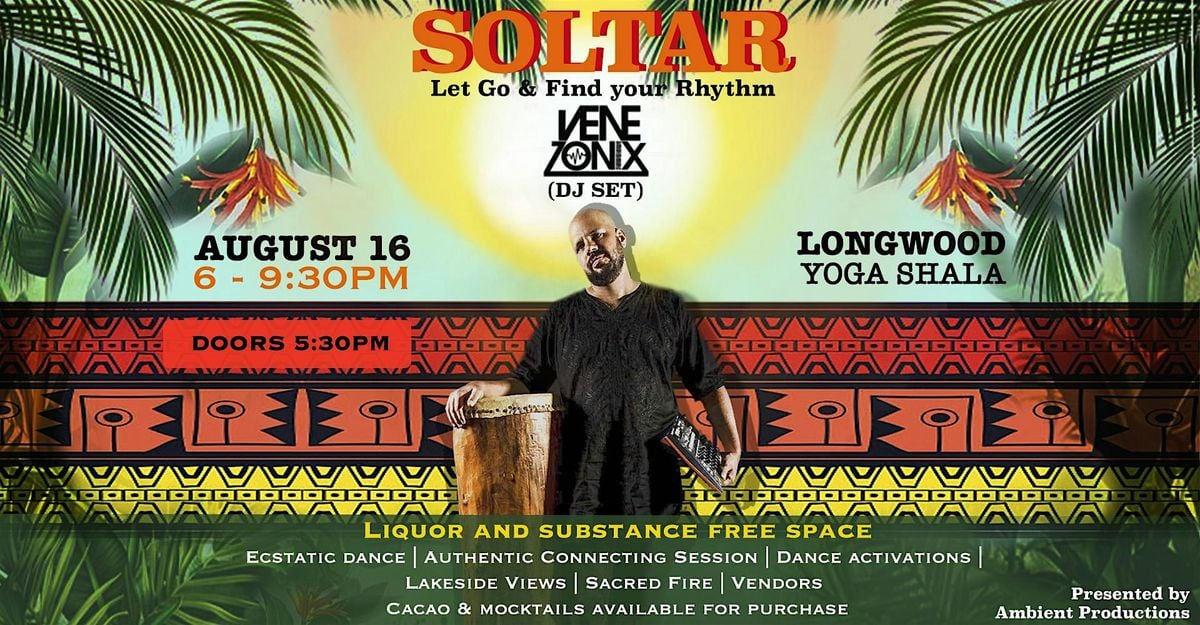 Soltar Ecstatic Dance Orlando with DJ Venezonix, 16 August | Event in Longwood | AllEvents