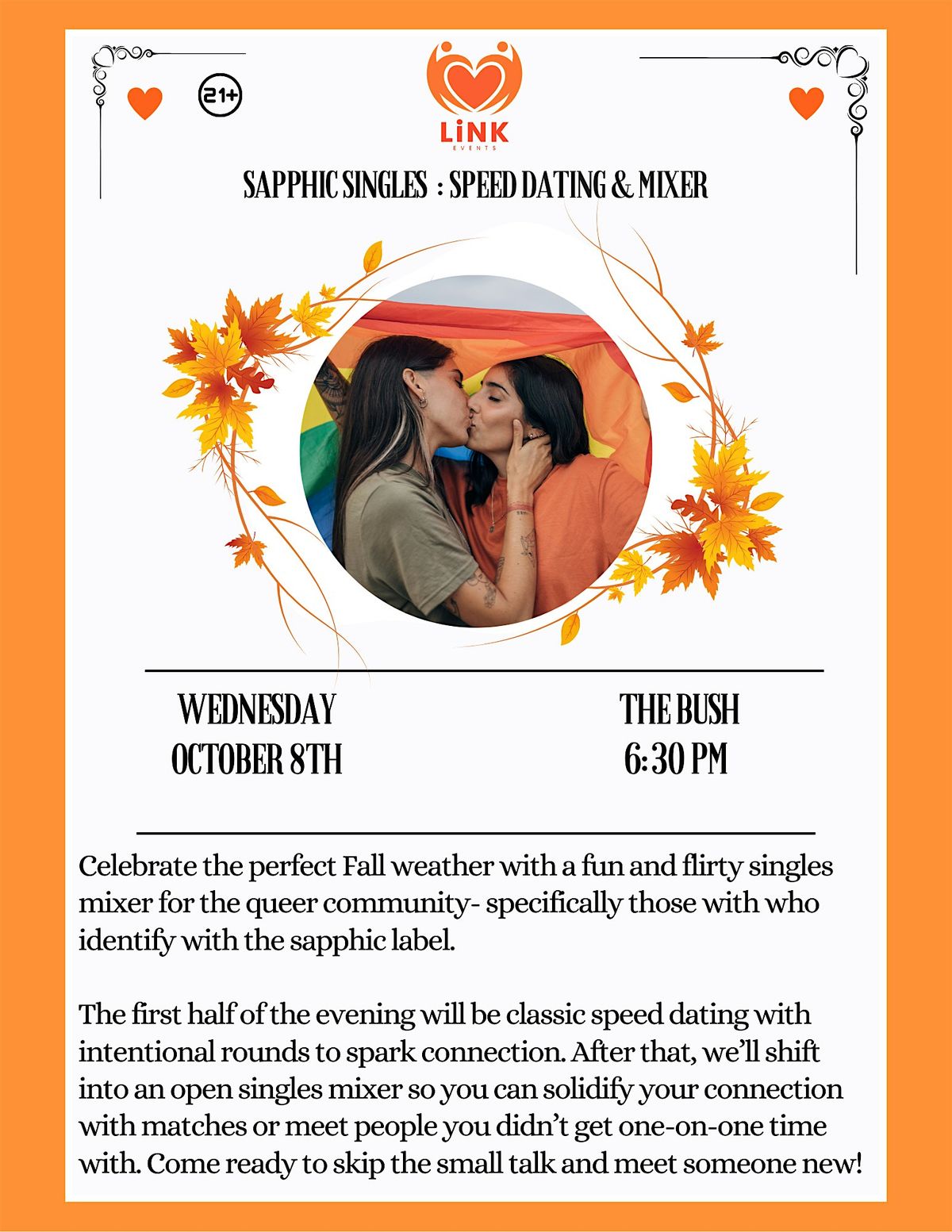 Sapphic Speed Dating & Singles Mixer, 8 October | Event in Brooklyn | AllEvents