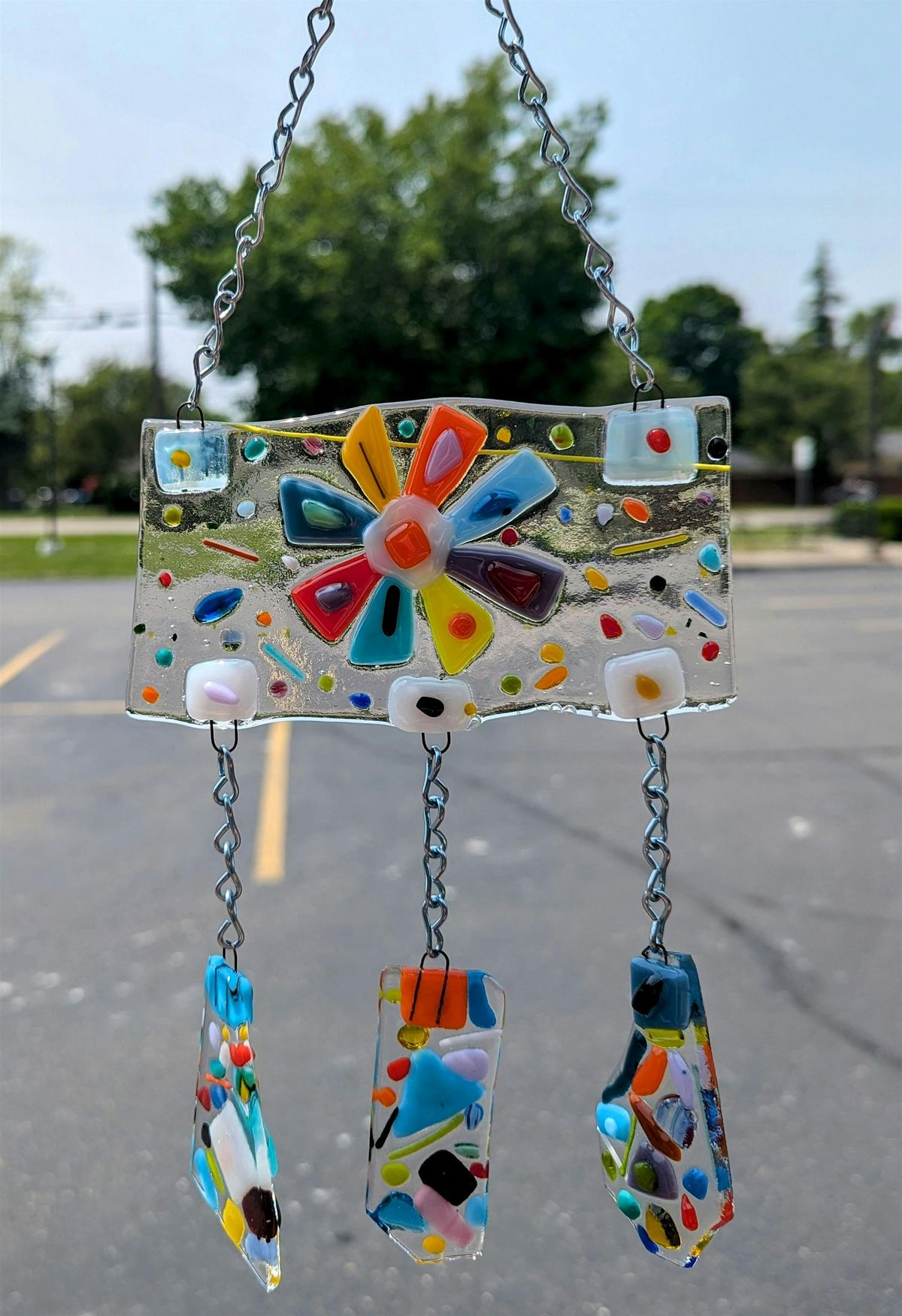 Confetti Flowers Fused Glass Windchime Workshop - South Lyon, 11 July | Event in South Lyon | AllEvents