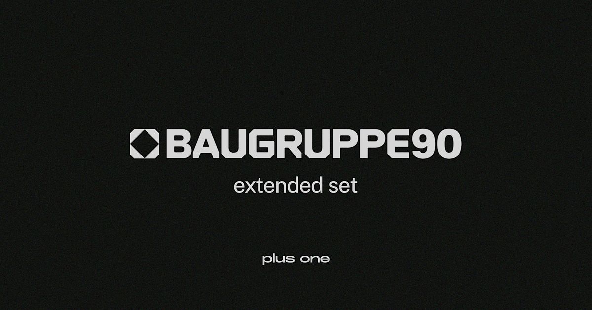 plus one w/ baugruppe90 + sub club + 01.11, 1 November | Event in Melbourne | AllEvents