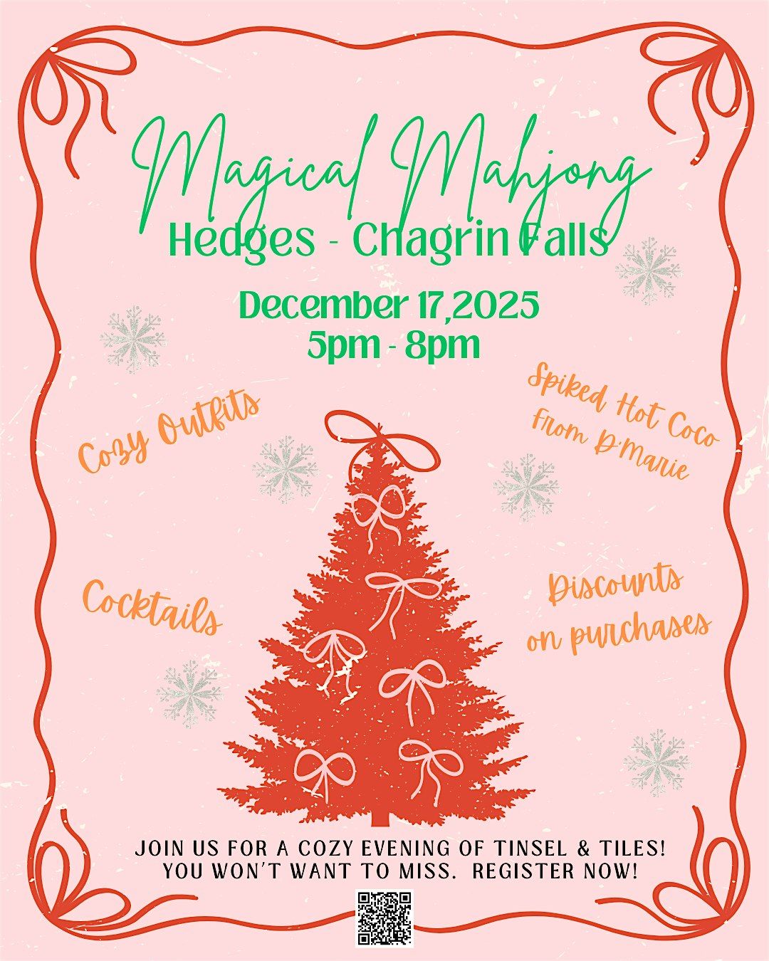 Magical Mahjong - Tinsel & Tiles, 17 December | Event in Chagrin Falls | AllEvents