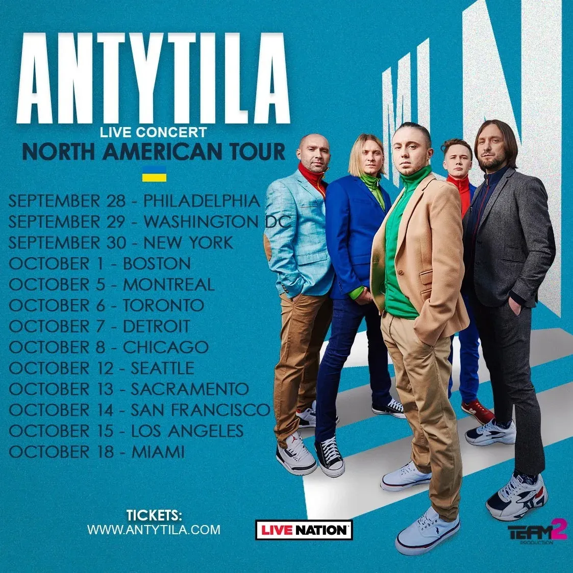 Antytila at Joes Live Rosemont, 18 July | Event in Rosemont | AllEvents