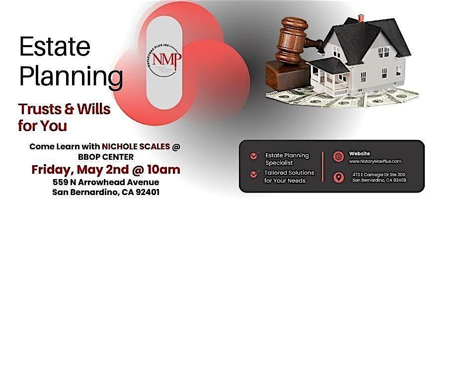 FREE Workshop about       Living Trust, Wills, POA's (Health and Financial) | Event in San Bernardino | AllEvents