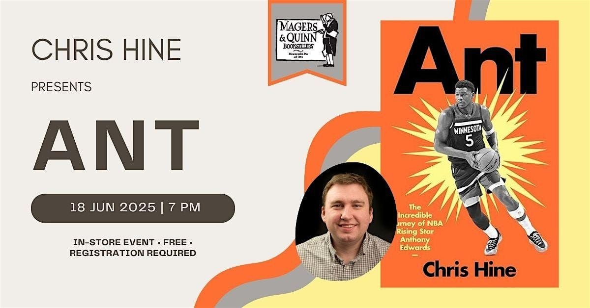 Chris Hine presents Ant, 18 June | Event in Minneapolis | AllEvents