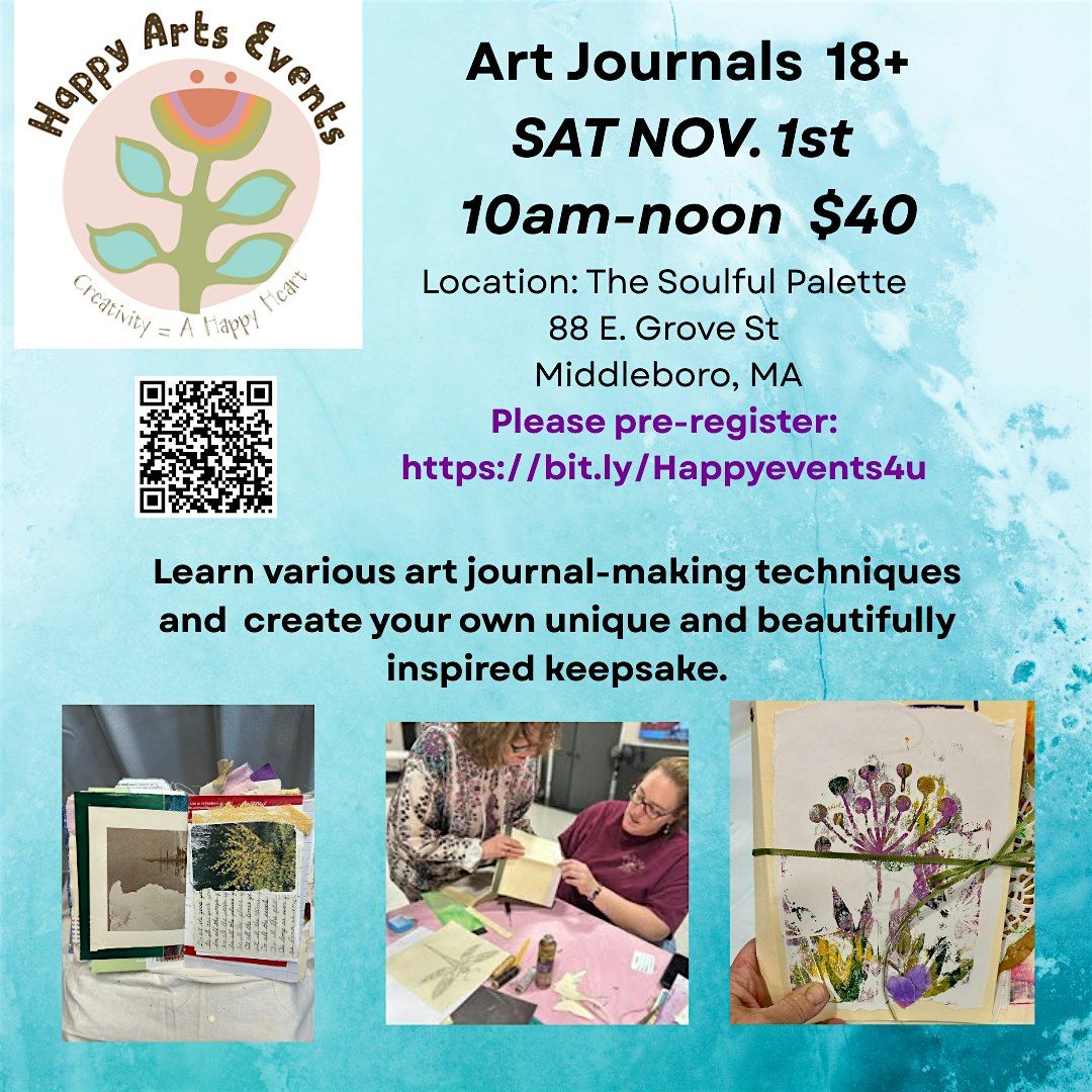 Art Journal Making, 1 November | Event in Middleborough | AllEvents
