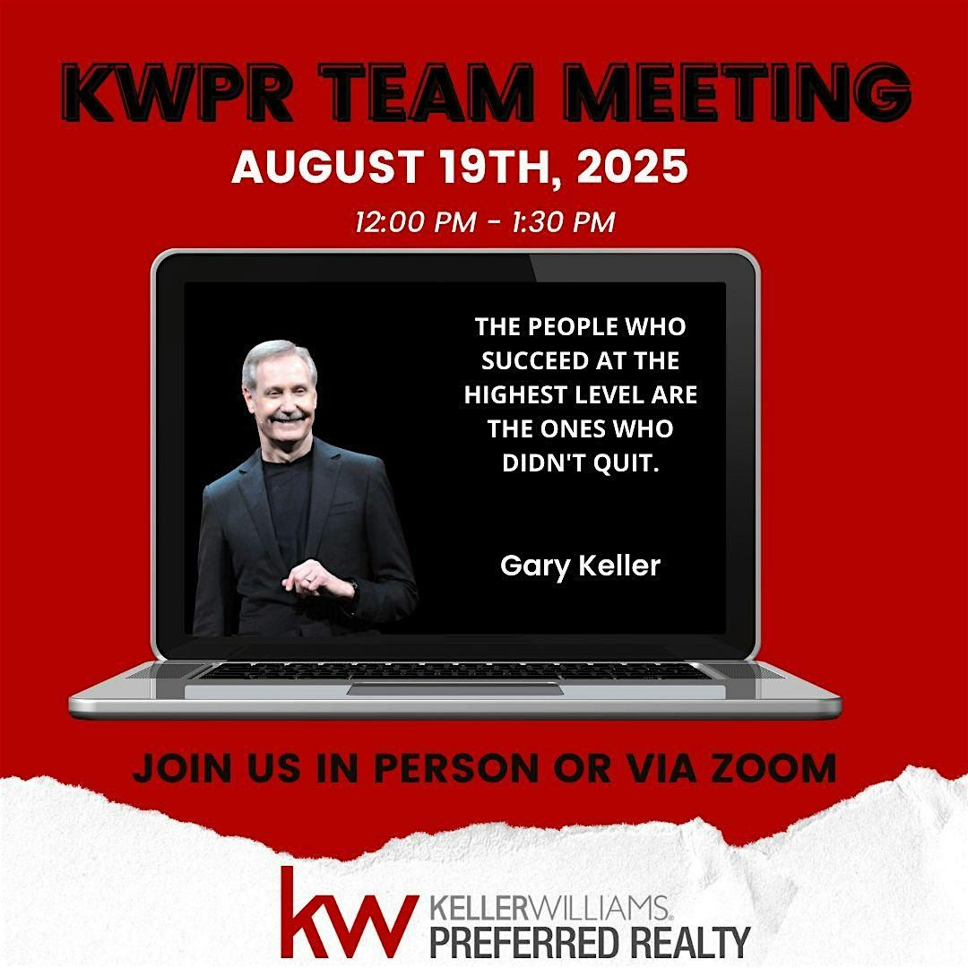 KWPR TEAM MEETING, 19 August | Event in Orland Park | AllEvents