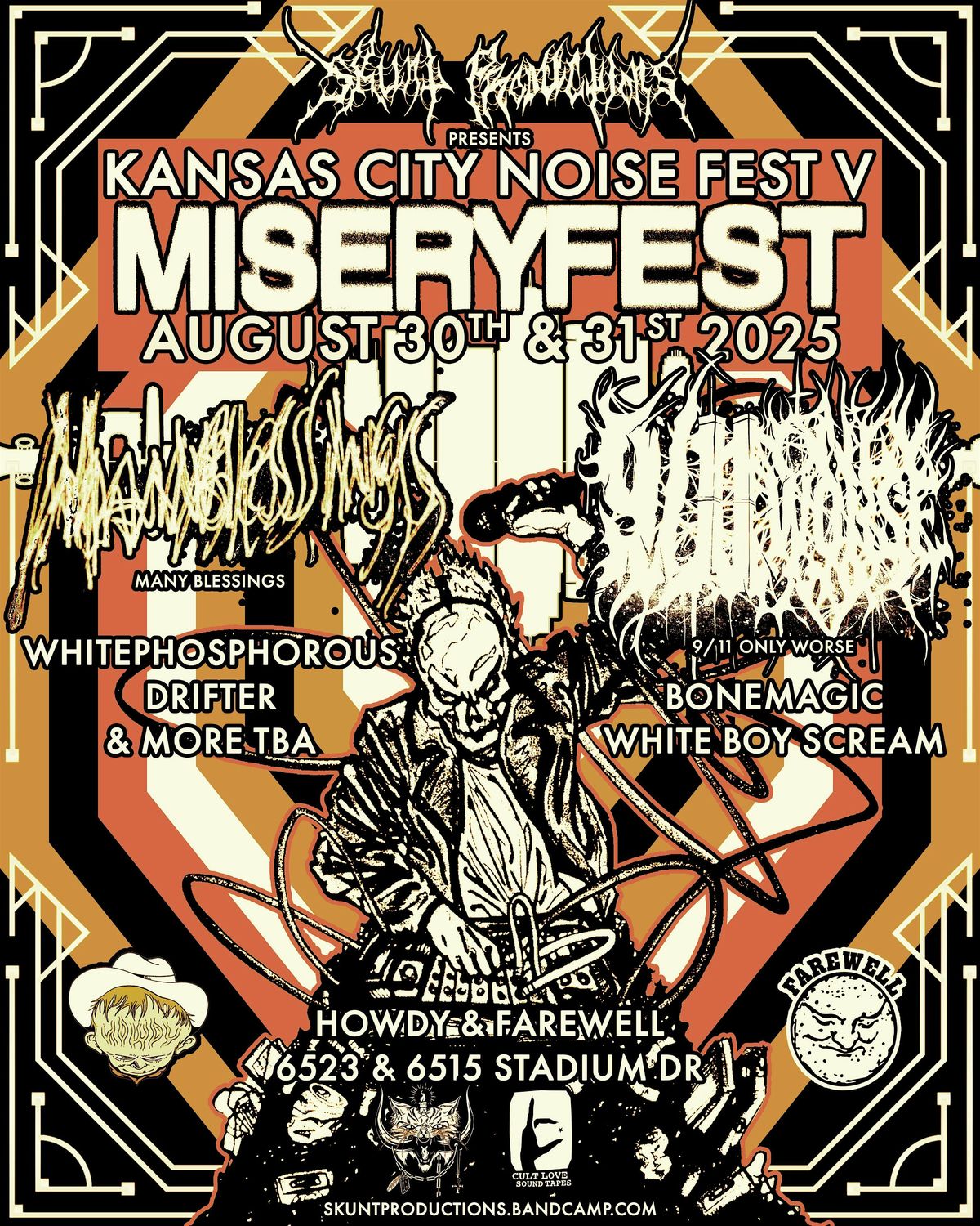 Kansas City Noise Fest V: Misery Fest - Sunday Only Pass (1-Day), 31 August | Event in Kansas City | AllEvents