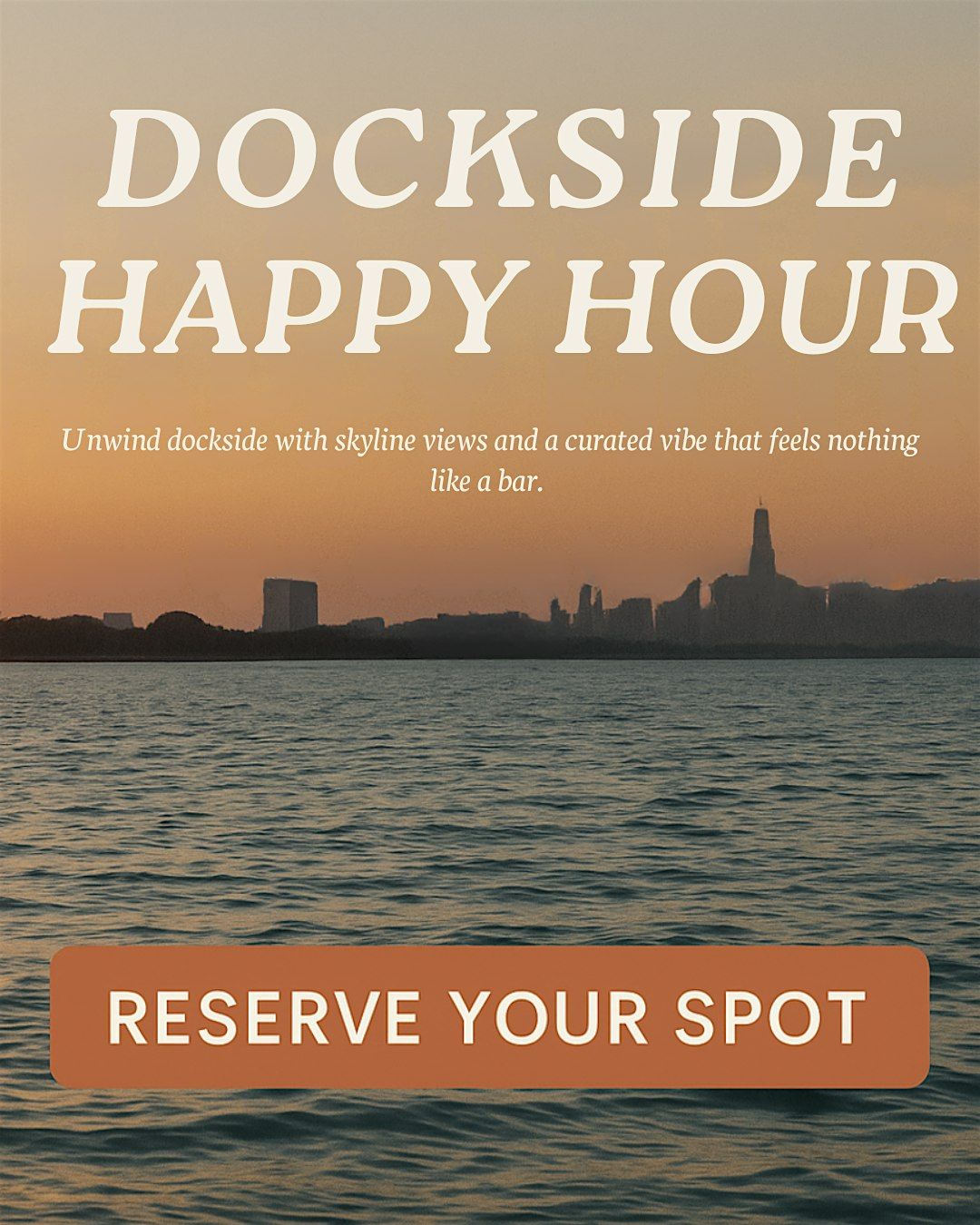 Dockside Happy Hour: Golden Hour Drinks & Skyline Views | Event in Chicago | AllEvents
