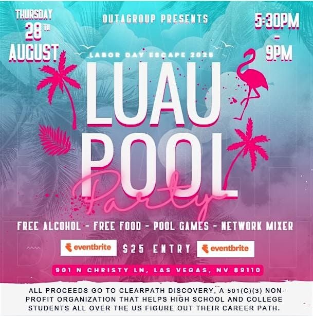 2025 Luau Pool Party, 28 August | Event in Las Vegas | AllEvents
