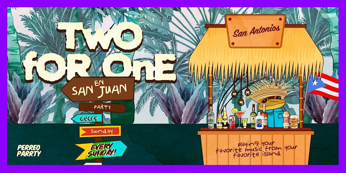 Two for One Drinks en San Juan - Puerto Rican Reggaeton & Latin Party NYC, 14 September | Event in New York