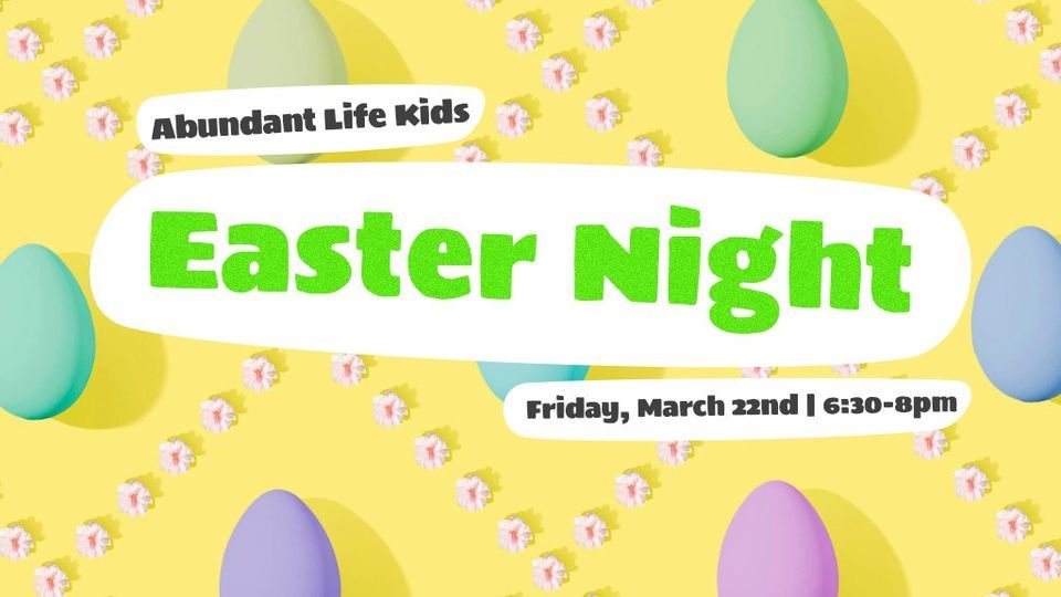 Kids Easter Night, 173 Church St, Wilmington, MA, United States