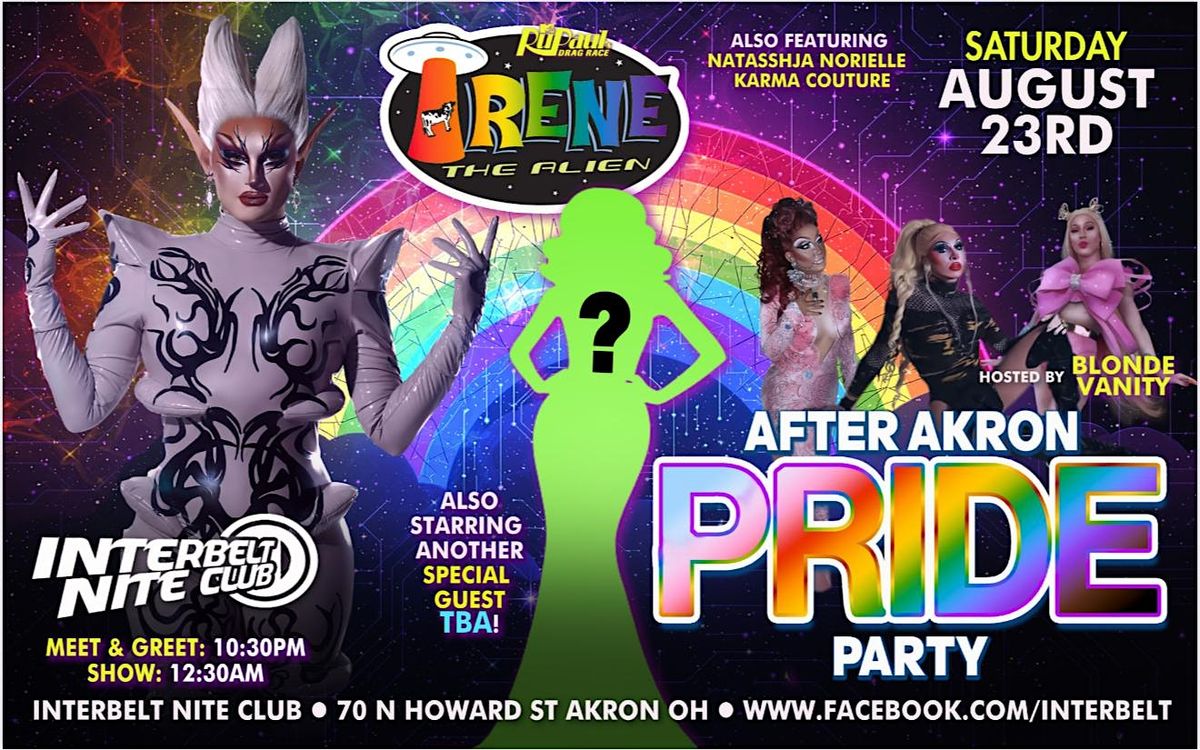 After Akron Pride Party with Irene the Alien, 23 August | Event in Akron | AllEvents