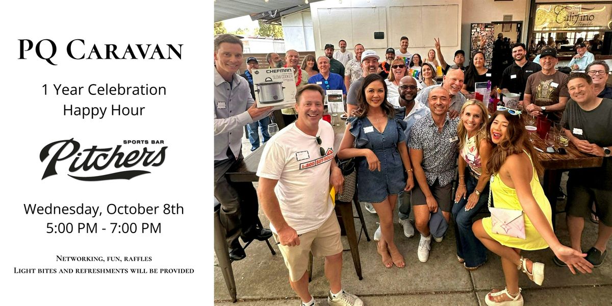 PQ Caravan 1 Year Celebration Happy Hour, 8 October | Event in San Diego | AllEvents