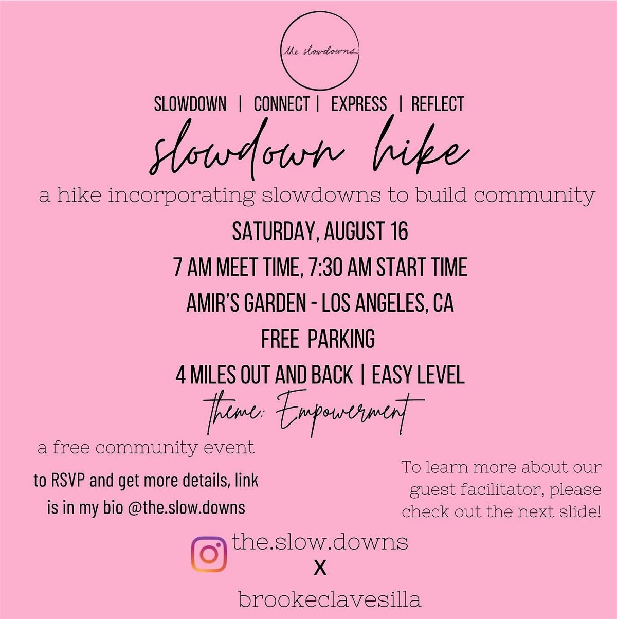 A Slowdown Hike with a facilitated Yoga class, 16 August | Event in Los Angeles | AllEvents